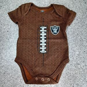 Baby NFL Football Bodysuit Onesie Shirt Las Vegas Raiders